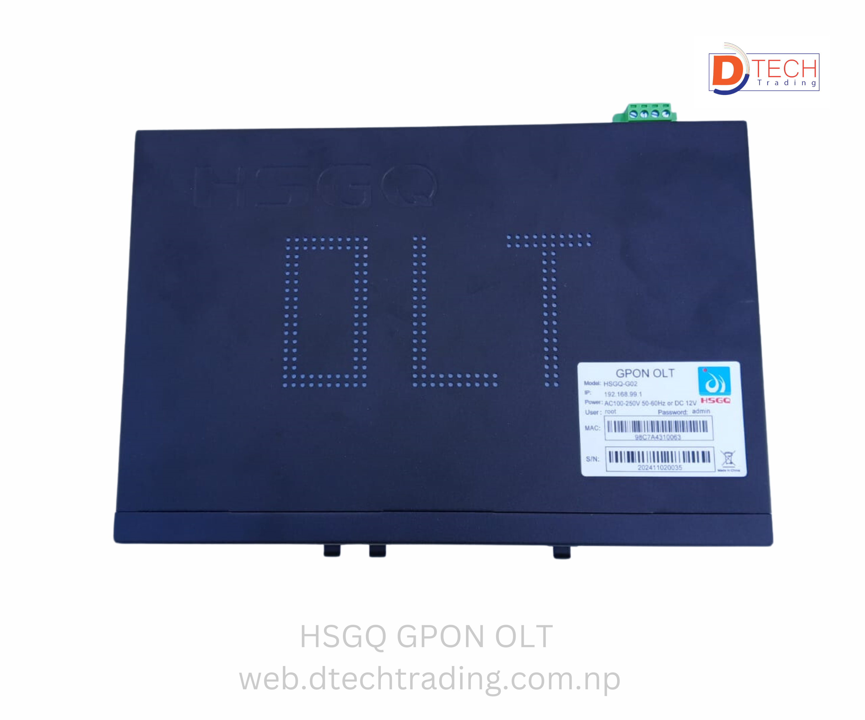 HSGQ GPON OLT G02